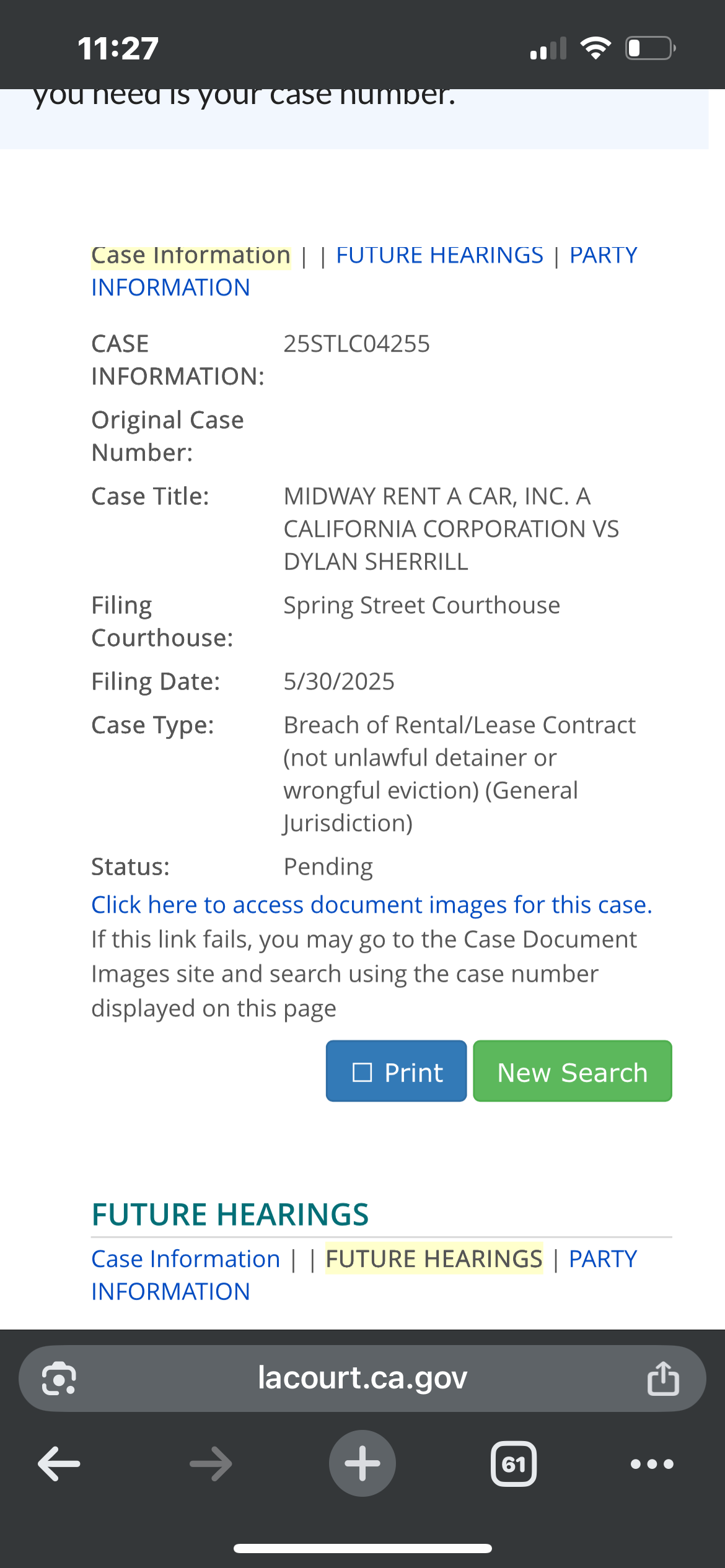 Accident Information Form
